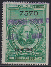 US Revenues #RD257 Used VF